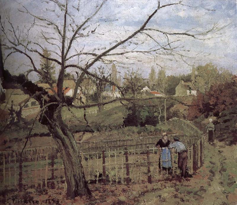 Camille Pissarro fence